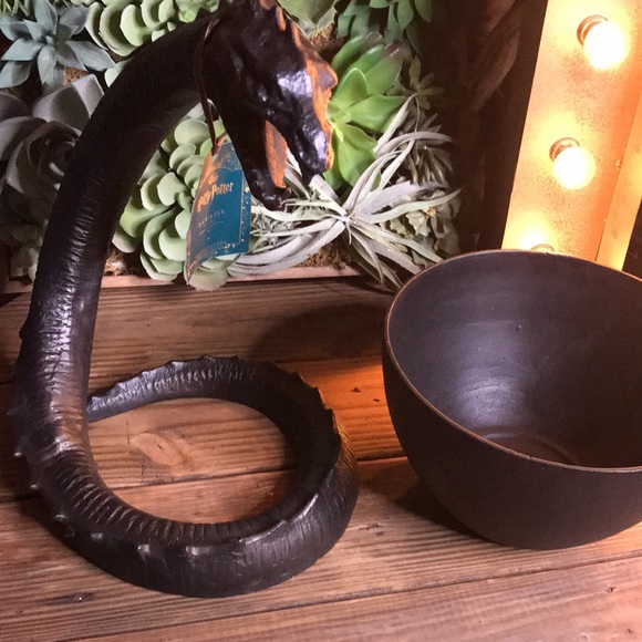 Pottery Barn Harry Potter and the Chamber of Secrets Basilisk Candy Bowl 🐍🍬 - Picture 6 of 16